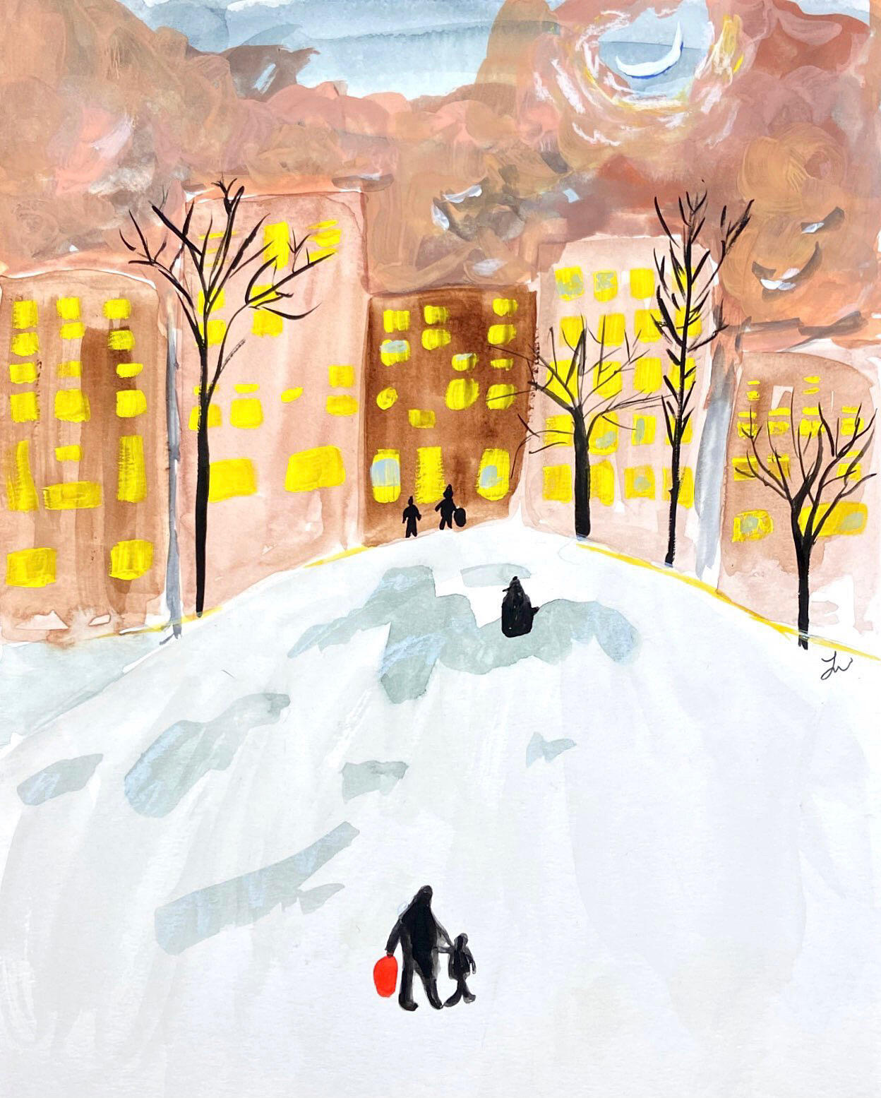 Sledding til the last minute