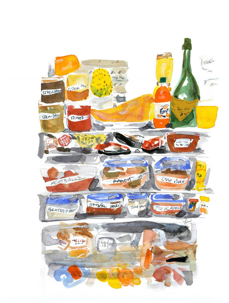 Anthony Bourdain's Fridge