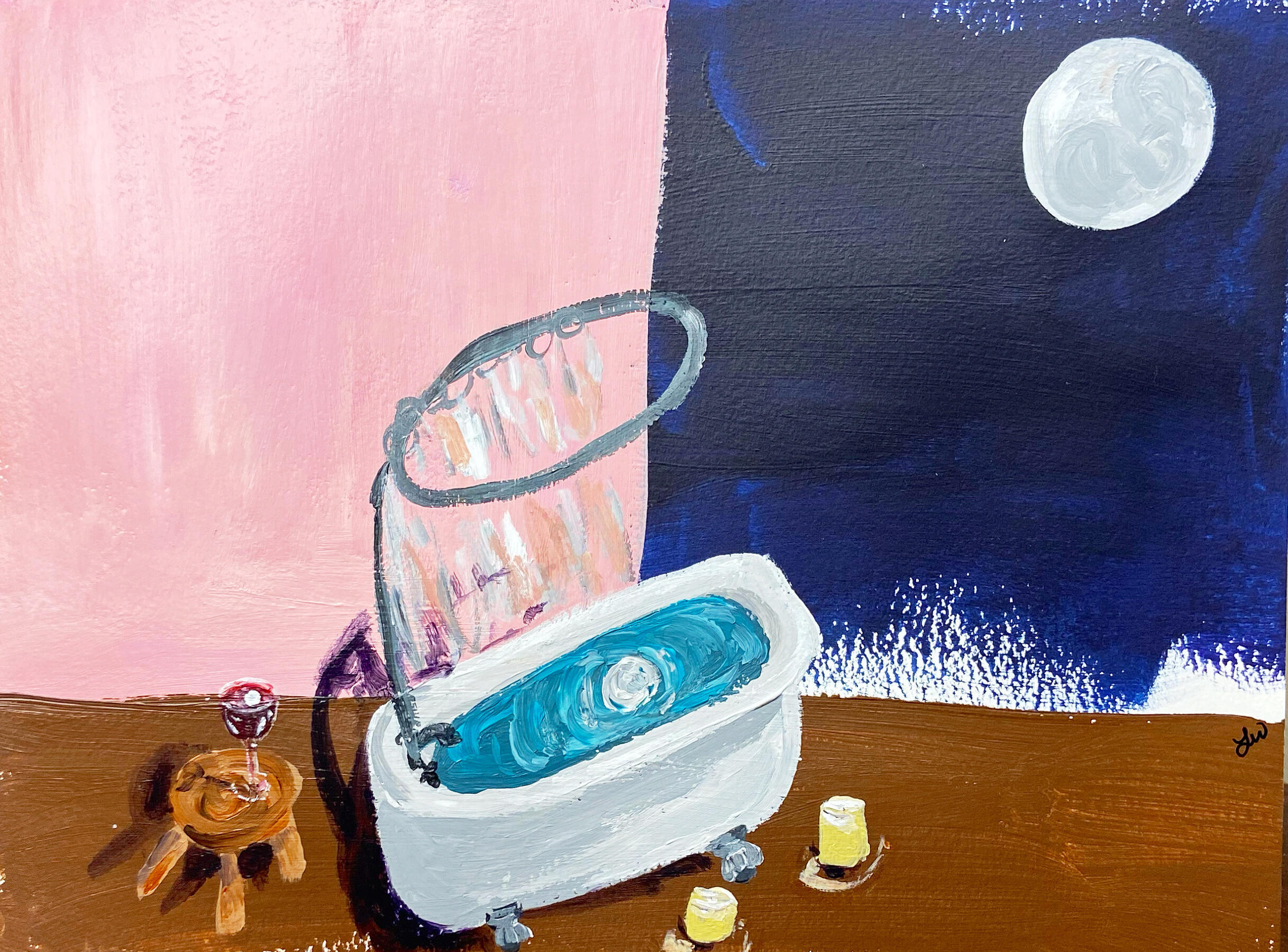 clair de lune on bathwater